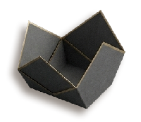 Packaging design in the pharmaceutical, food, and cosmetic industries using origami artwork technique